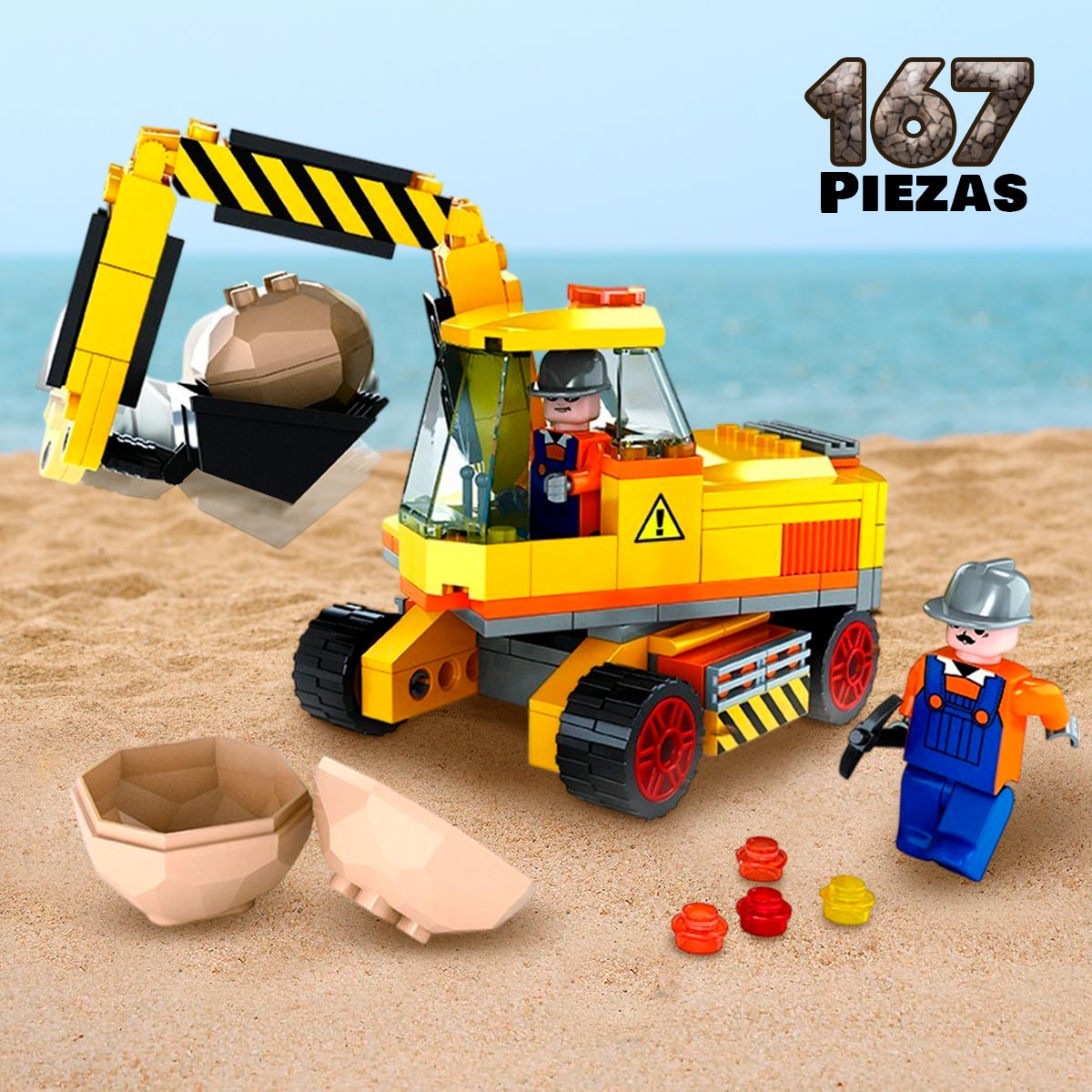 Miniatura 4 de Excavadora Armable 167 Piezas MG22502